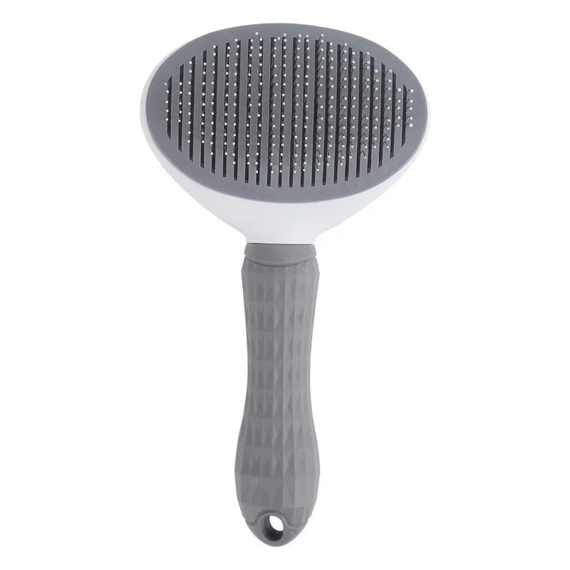 One-Click Gentle Massage Slicker Brush